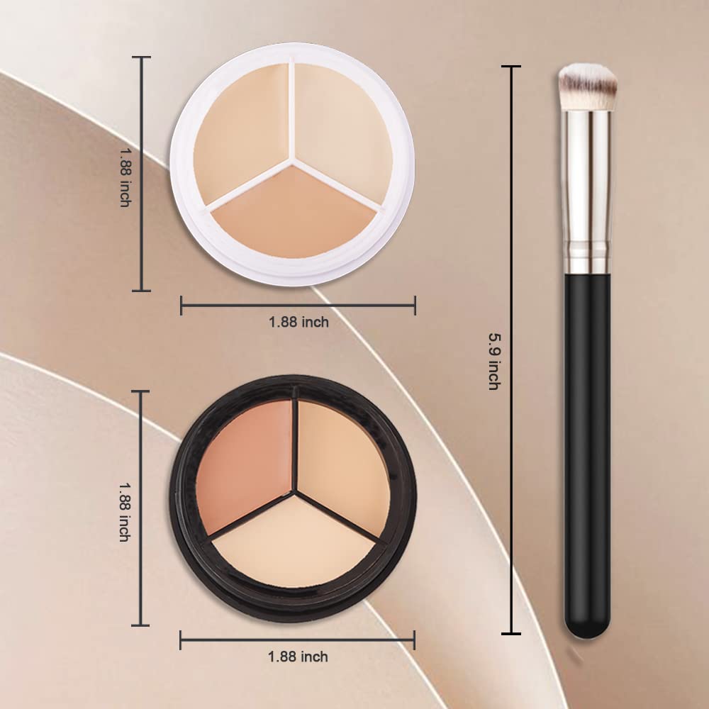 KARNAR palette inside makeup bag for easy touch-ups and convenient carry