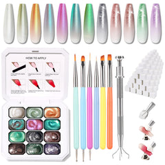 Karroy front packaging showing 12-color ombre gel set and gifting appeal