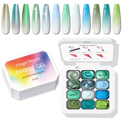 Karroy lifestyle manicure setting highlighting finished salon-style nails