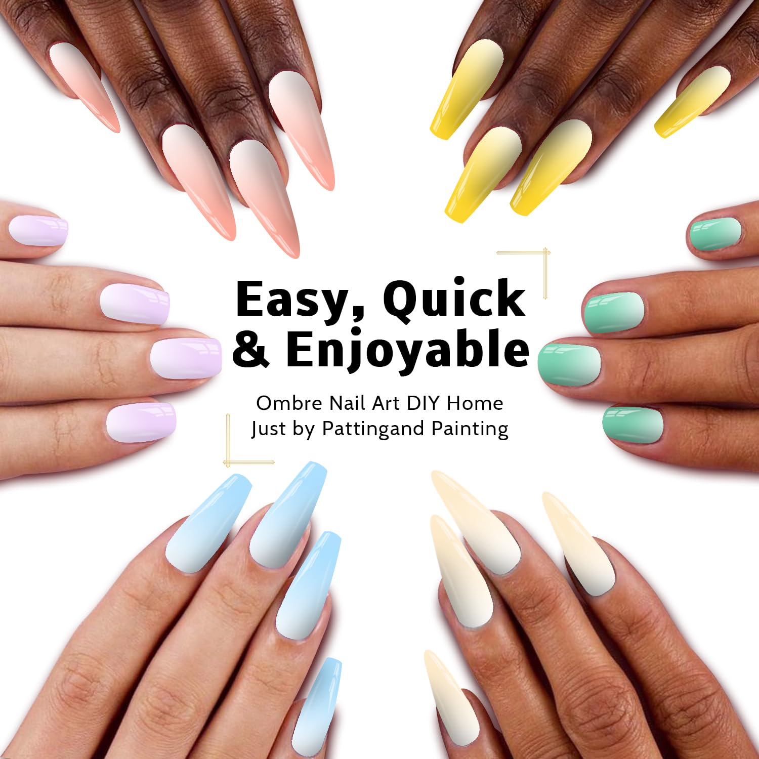 Karroy open palette with twelve solid gel colors for versatile looks