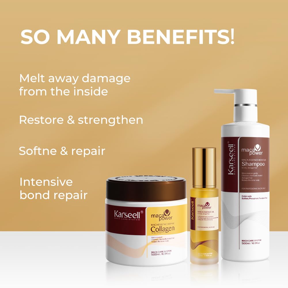 Karseell Moroccan argan oil dropper applying lightweight shine and frizz control