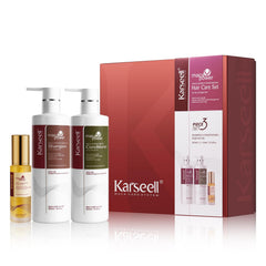 Karseell front packaging showing full hair care set and benefits