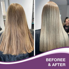 Karseell hair in use wet application demonstrating easy coverage and pigment deposit benefit
