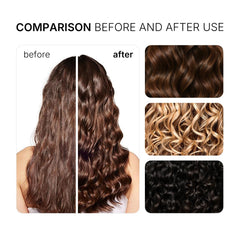 Karseell used in lifestyle setting on curly hair delivering soft shine