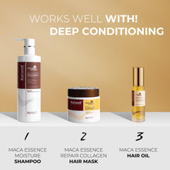 Karseell argan oil shampoo bottle in hand for gentle nourishing cleanse