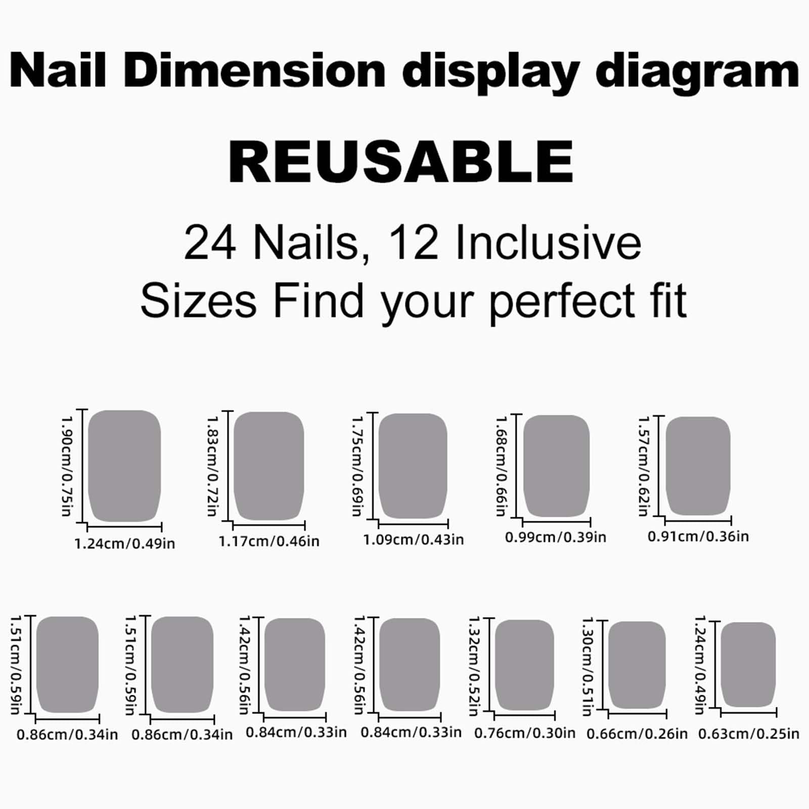 KASOICRA layout of 24 sizes displayed with fingers to show fit and selection benefit