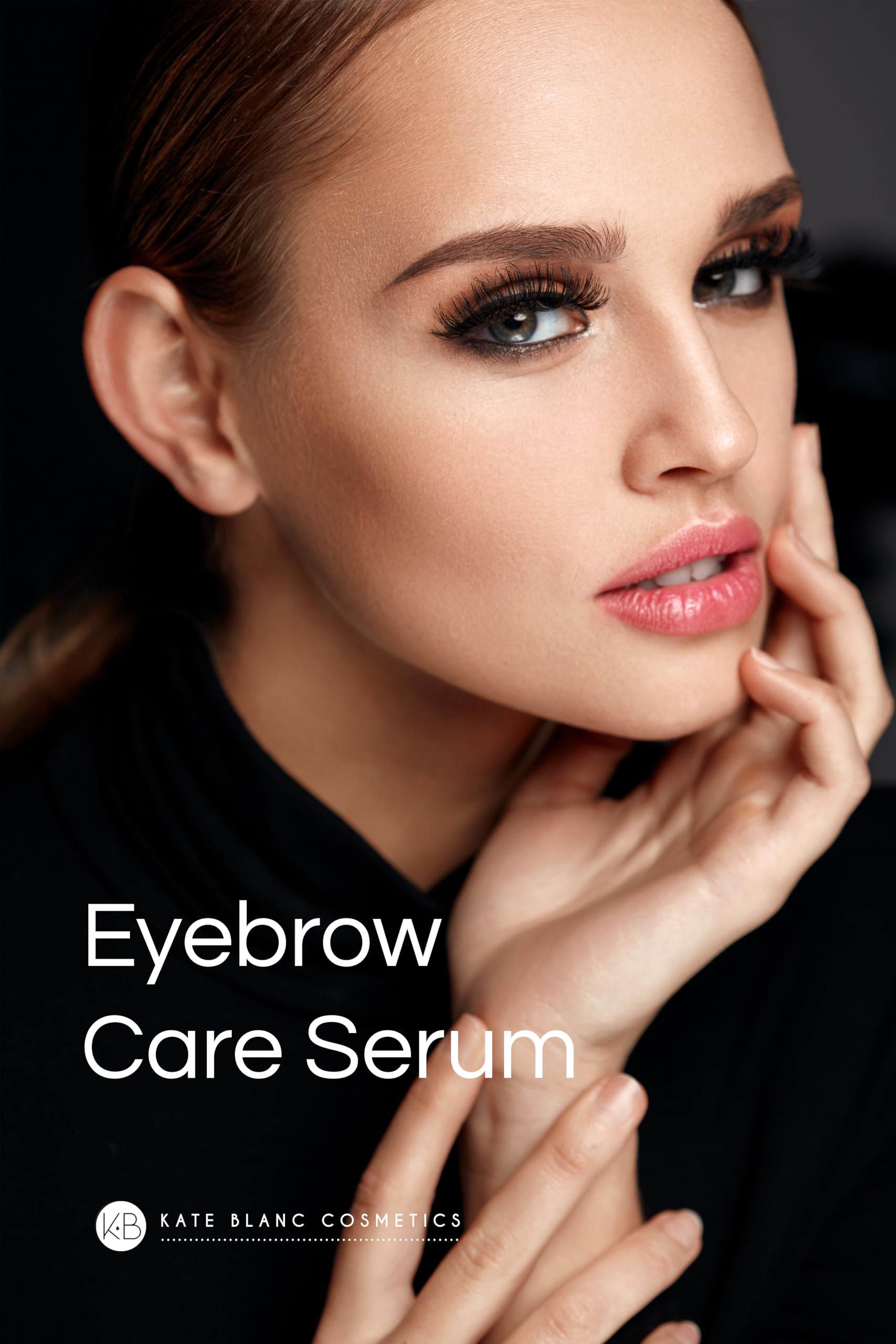 Kate Blanc Cosmetics applied to hair during treatment demonstrating shine and manageability