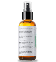 Kate Blanc Cosmetics label detail highlighting 0.02% HOCl