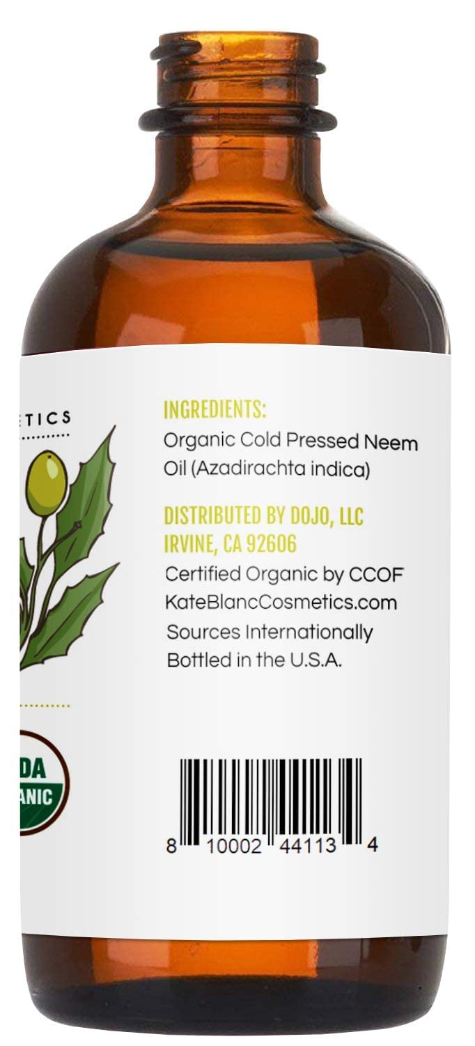 Kate Blanc neem oil spray used on houseplant showing plant care benefit