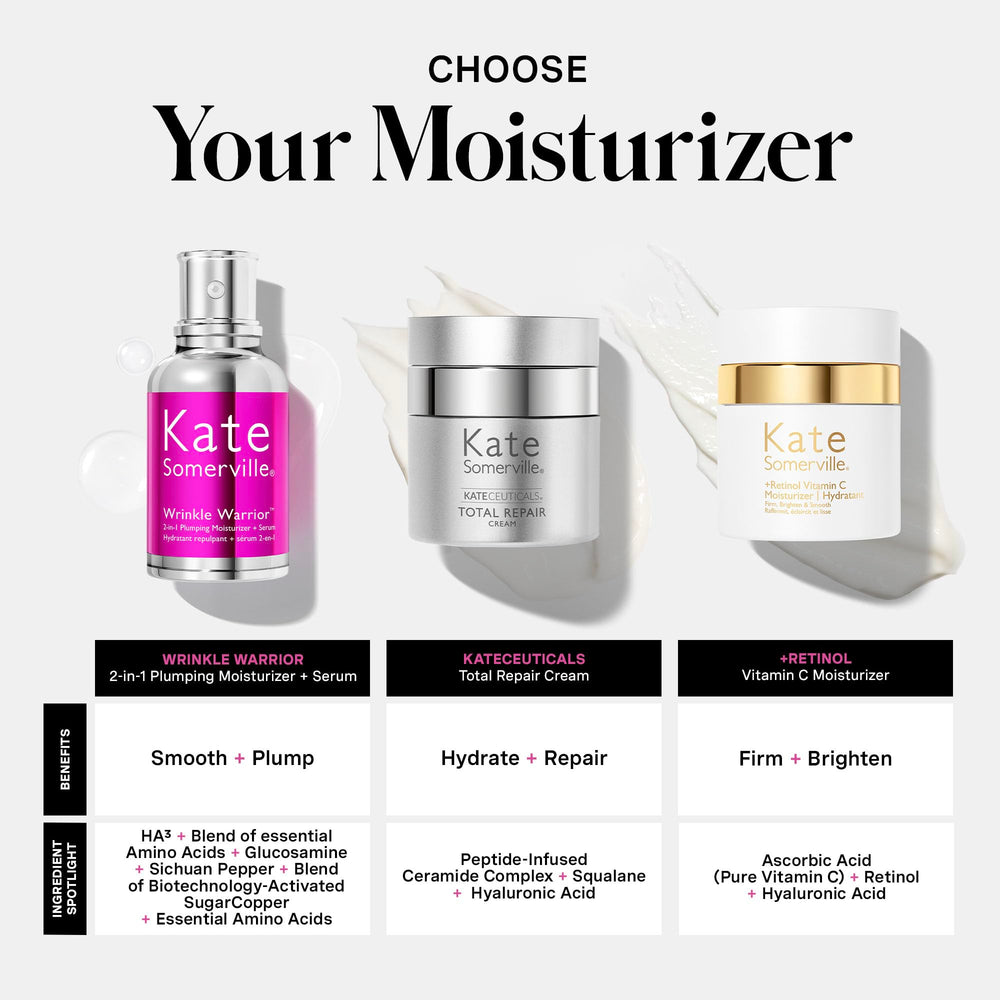 Kate Somerville box and label close-up with product name and directions