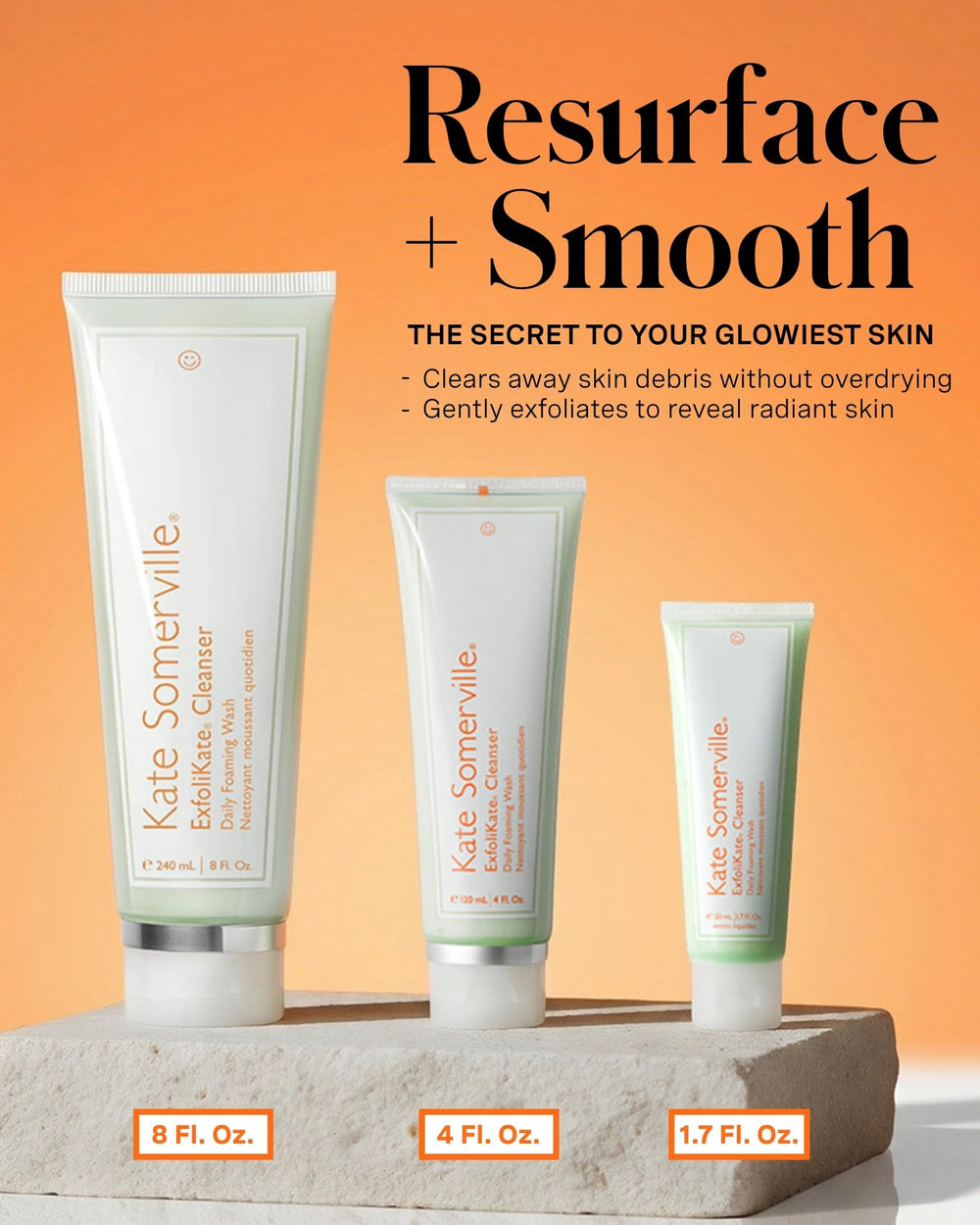 Kate Somerville creamy foamy lather close-up demonstrating gentle lift of impurities benefit