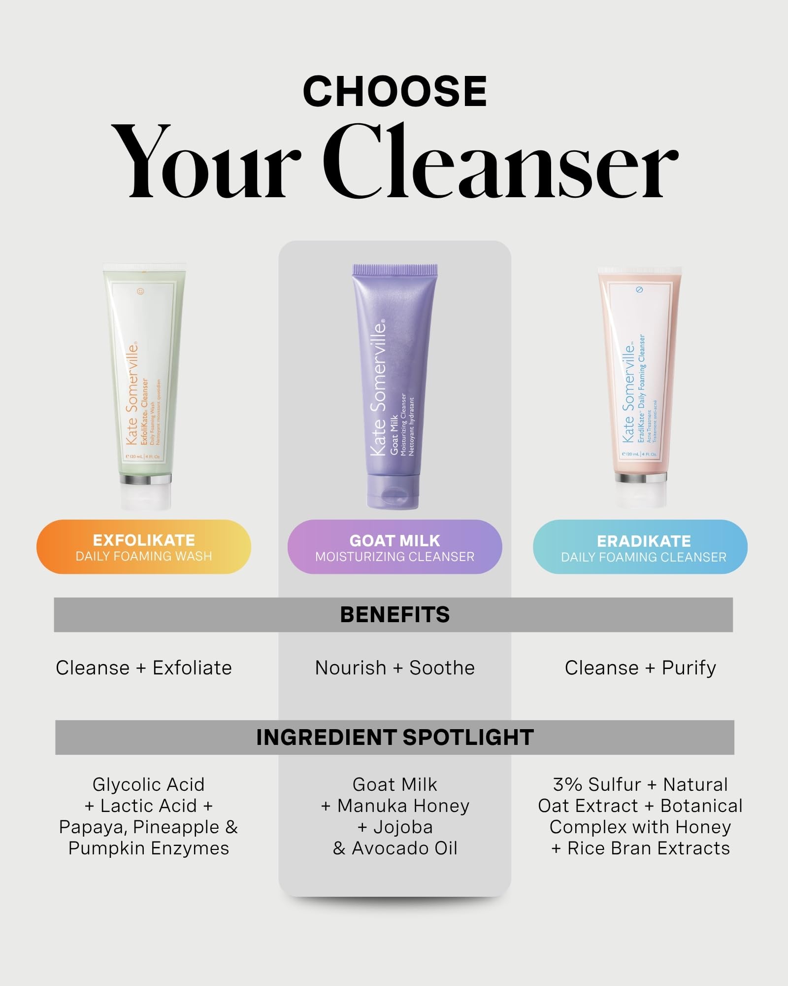 Kate Somerville cleanser in morning routine lifestyle promoting calm skin