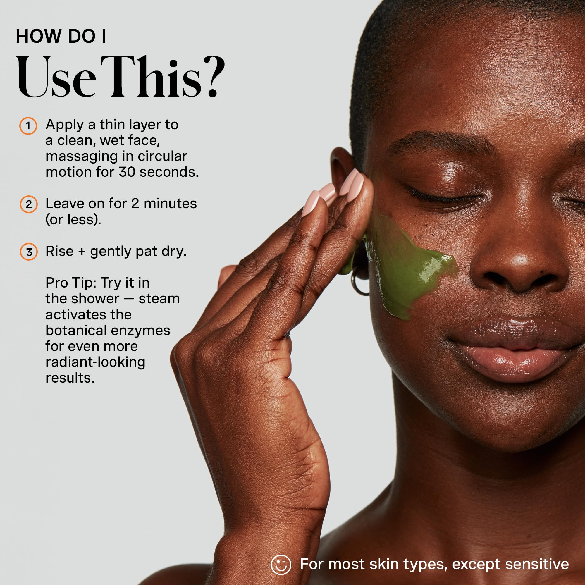 Kate Somerville ingredient label closeup showing acids and enzymes for effective exfoliation