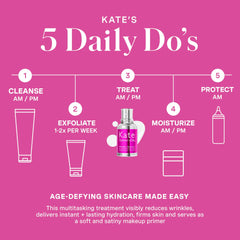 Kate Somerville ingredients visual featuring HA3 complex for layered hydration
