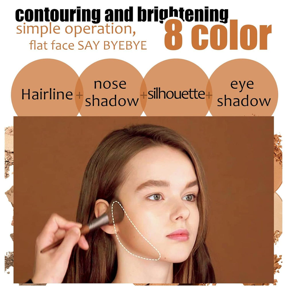 Katiluxiya powder being applied with a brush, showing easy sculpting and natural definition