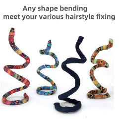 KATOCHUG spiral tie wrapped around dreadlocks for secure stylish hold