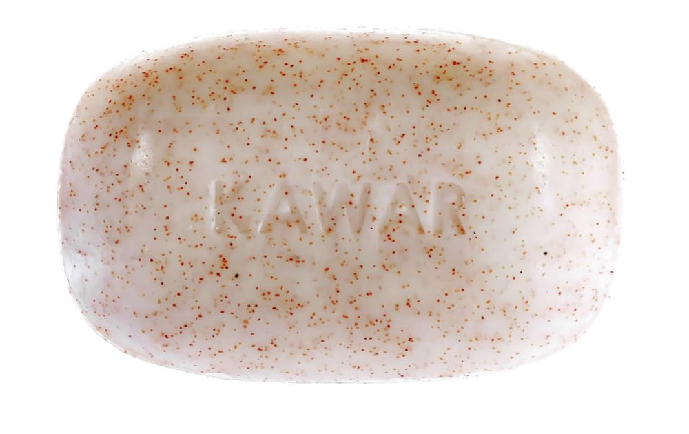 KAWAR display of shea butter olive oil and tea tree to nourish skin