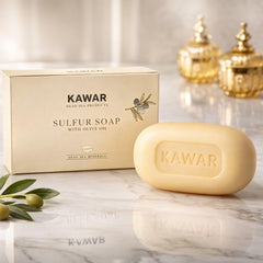 KAWAR lather in hand demonstrating effective cleansing and oil removal