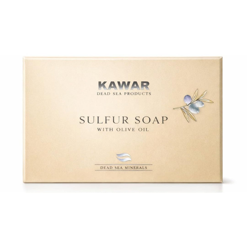 KAWAR close-up of soap texture highlighting mineral grains and gentle exfoliation