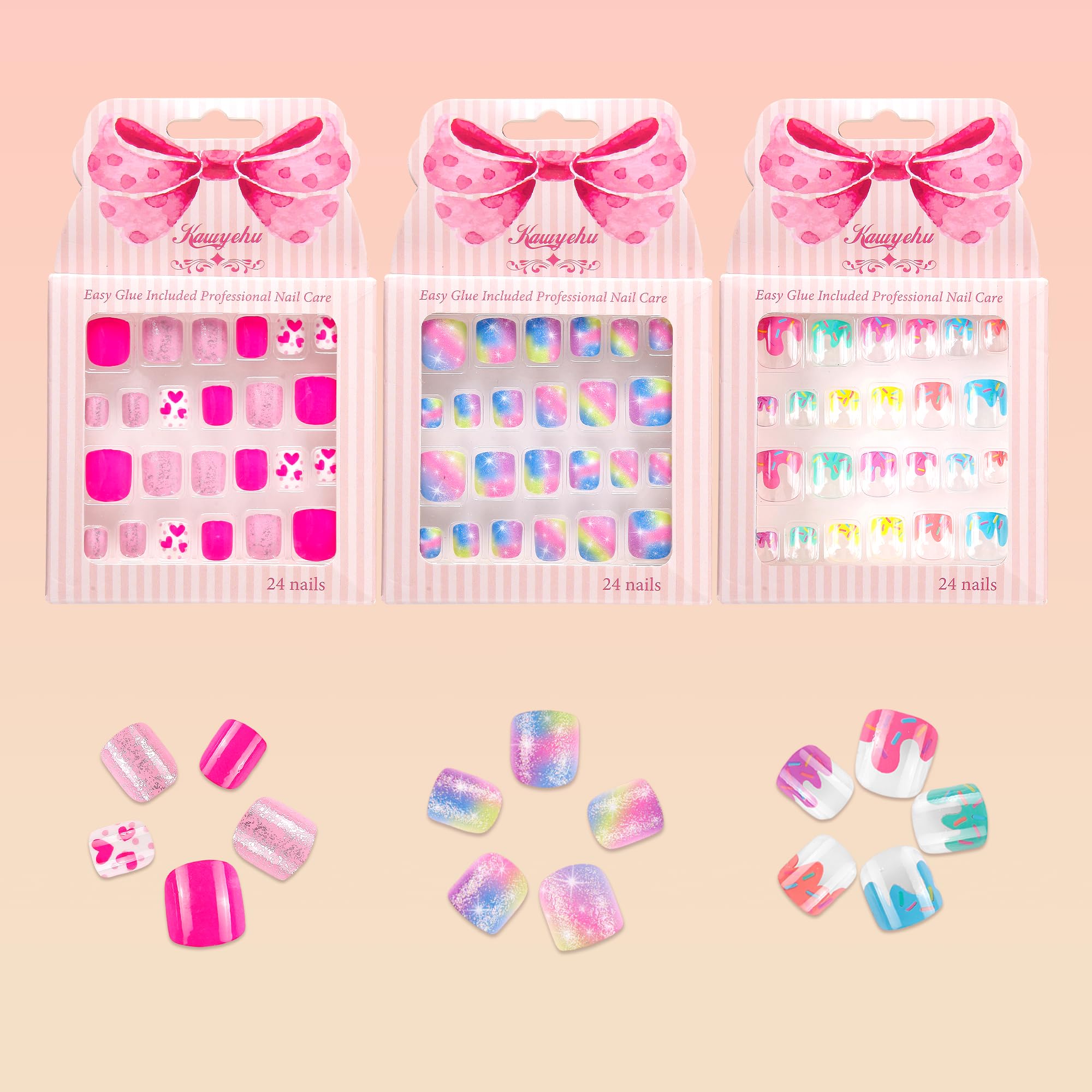 Kawyehu adhesive tab detail demonstrating easy peel-and-press application