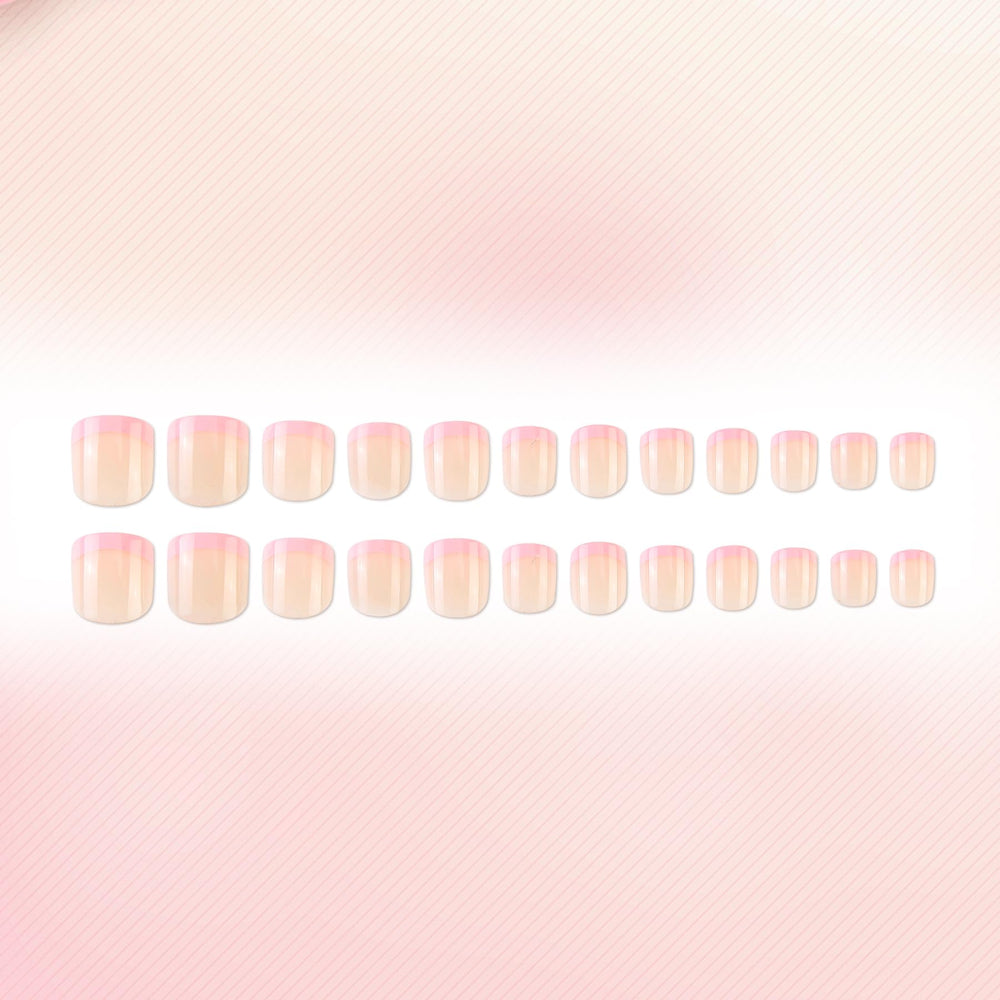 Kawyehu short nail on a finger for accurate size and natural fit
