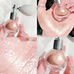 Kaynest close-up shimmer texture highlighting ultra-fine particles for smooth finish benefit