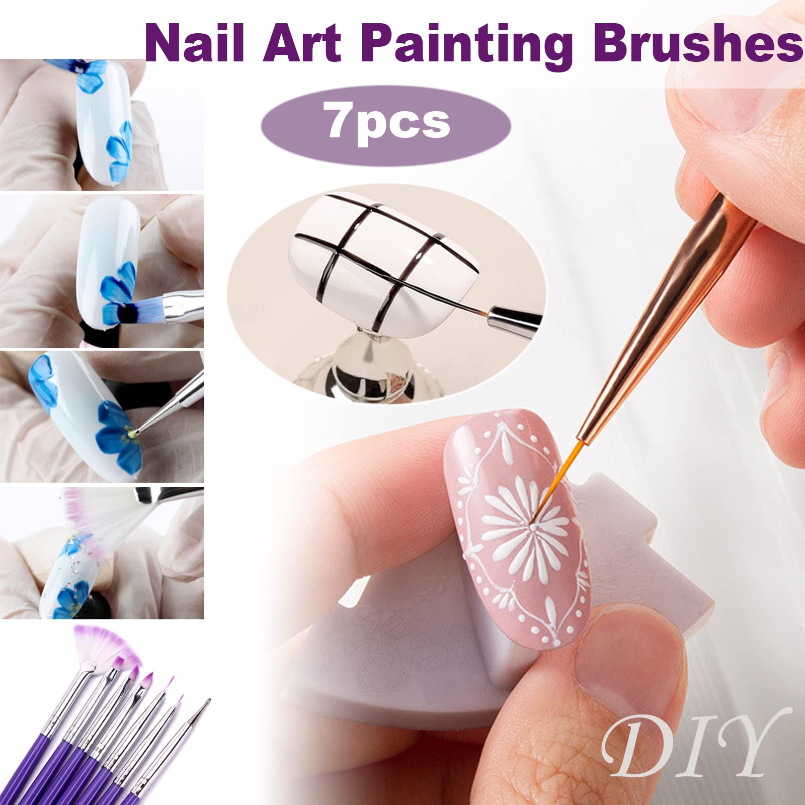 KAYZON stamper transferring a French tip design for quicker manicure benefit