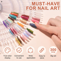 KAZIPOP closeup acrylic tip texture highlighting smooth true-color view
