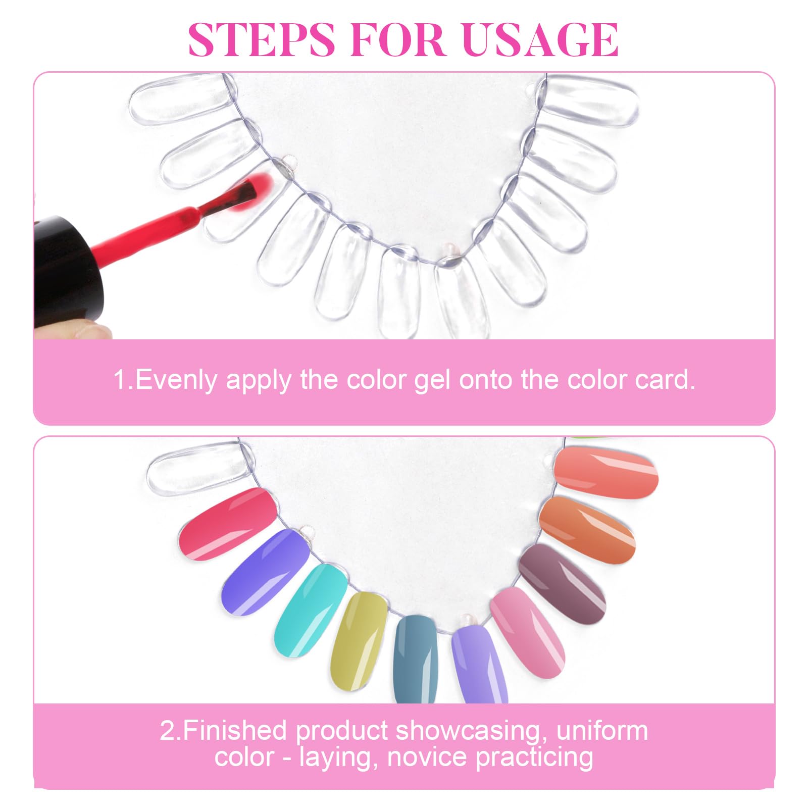 KAZIPOP comparison of clear and natural plates showing true-to-shade preview benefit