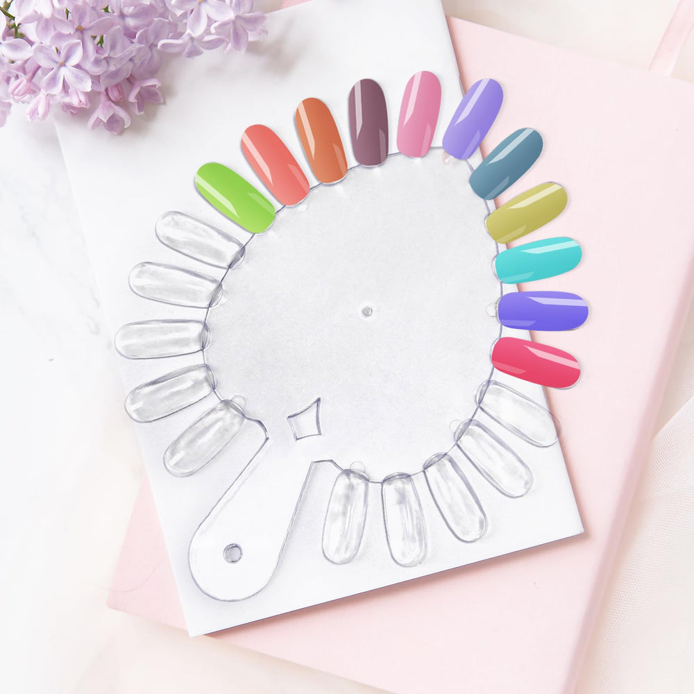 KAZIPOP labelled tips with written color names for quick identification