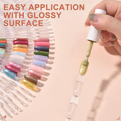 KAZIPOP painted sample closeup demonstrating polish finishes accurately