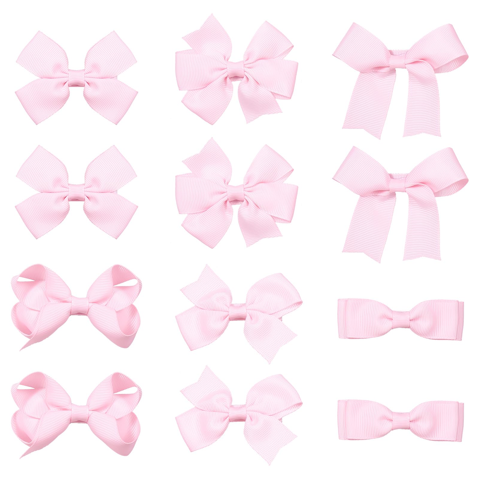 KCHIES front packaging showing 12 pink bows, clear set presentation and gift-ready benefit
