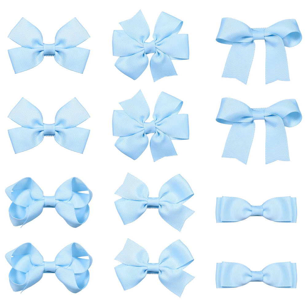 KCHIES light blue front packaging showing 12 bows and neat presentation