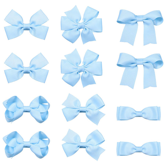 KCHIES light blue front packaging showing 12 bows and neat presentation