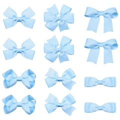 KCHIES light blue front packaging showing 12 bows and neat presentation