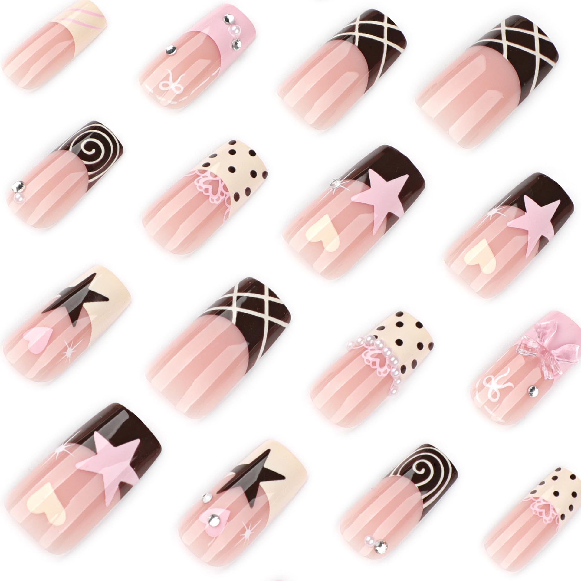 Kcjckcdd mini file wooden stick and jelly stickers displayed for precise application