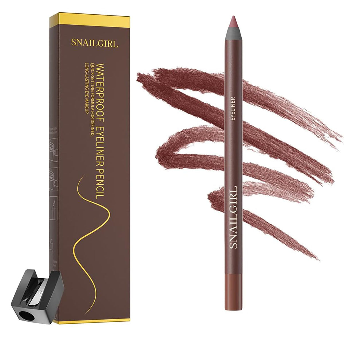 KCTAN plum pencil front packaging showing color and benefit