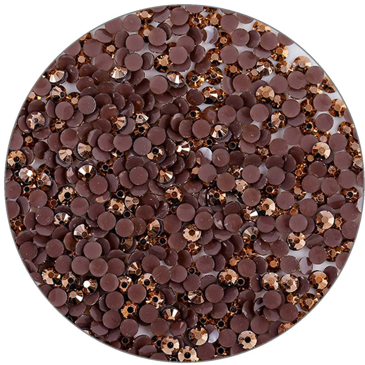 Kdkyy bronze rhinestones pack front showing quantity and color benefit sparkle