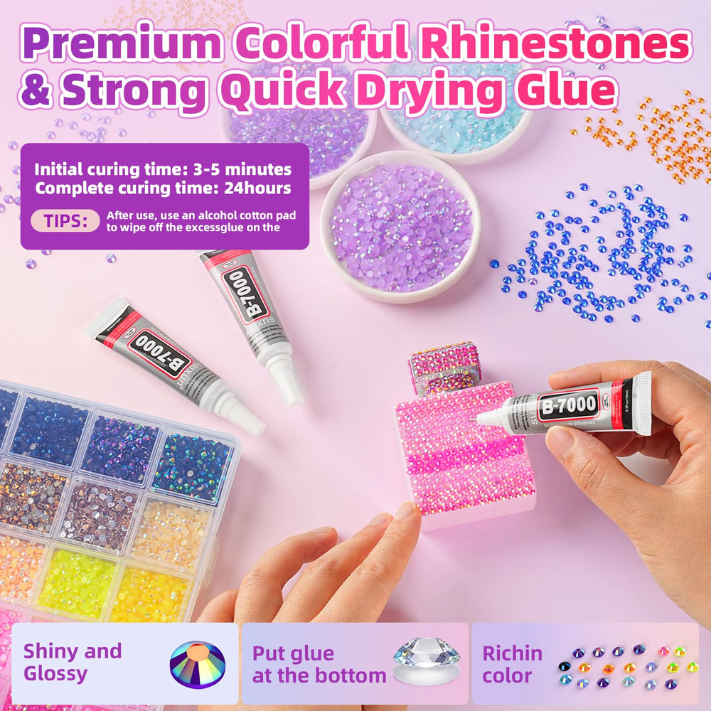 kdpuei rhinestones on tumbler showcasing decoration and durable finish