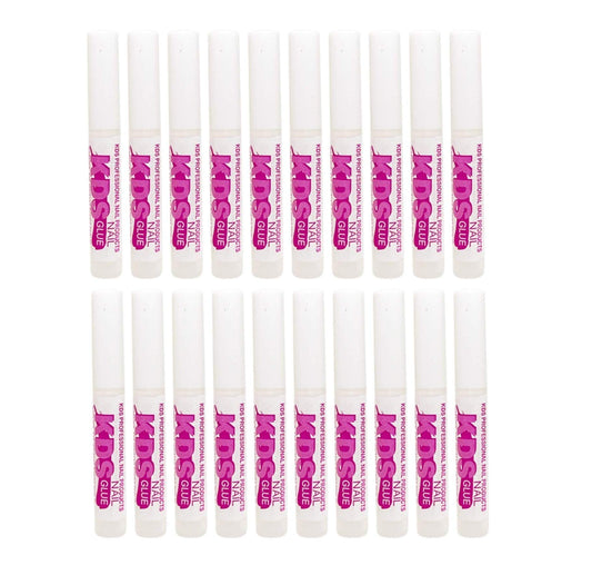 KDS front packaging showing 20-pack provides reliable adhesive supply for salon use