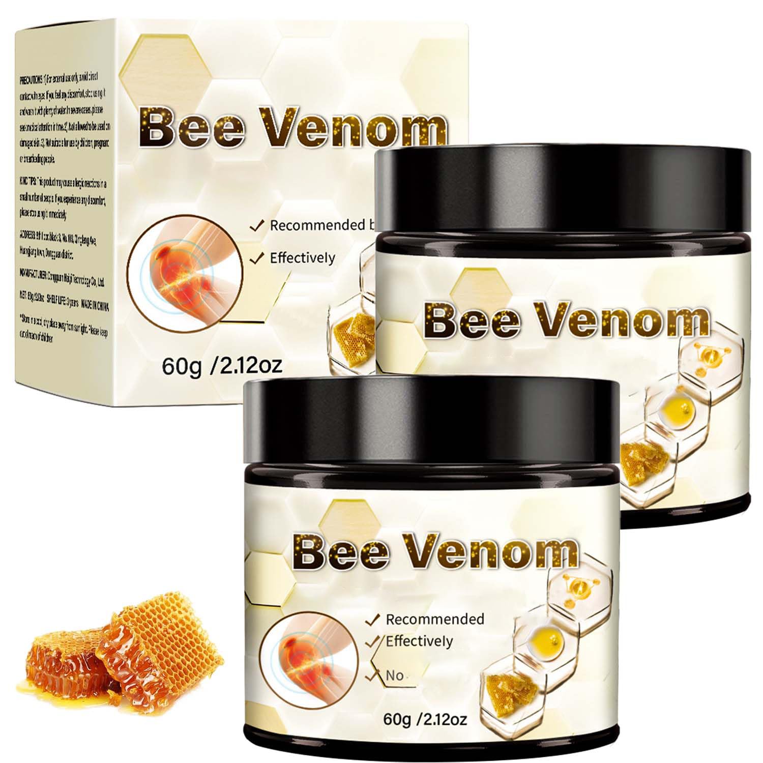 KEBEGE front packaging showing two cream jars and benefits