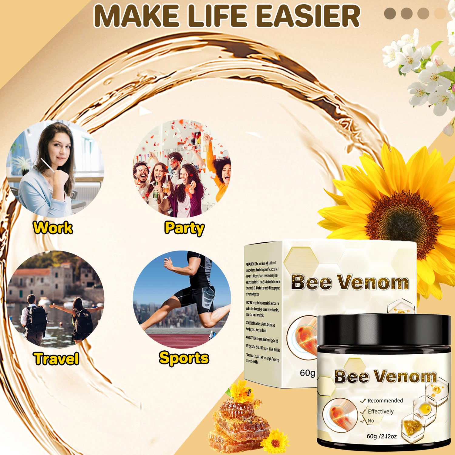 KEBEGE cream in a lifestyle routine conveying convenient daily use