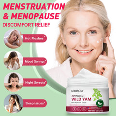KEDISOM open jar revealing smooth cream for easy application