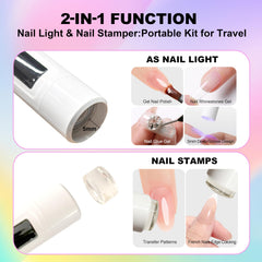 KeepTwenty rotatable stand positioned curing nails for even light coverage