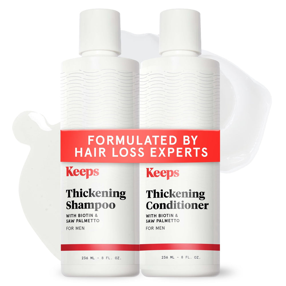 Keeps front packaging showing duo and benefits for fuller hair