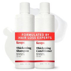 Keeps front packaging showing duo and benefits for fuller hair