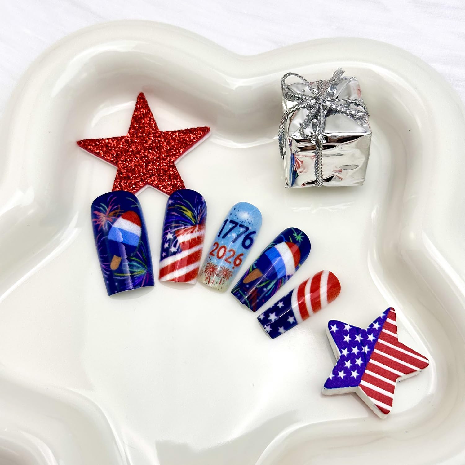 KEHKFSEF close-up of American flag detail for bold festive style