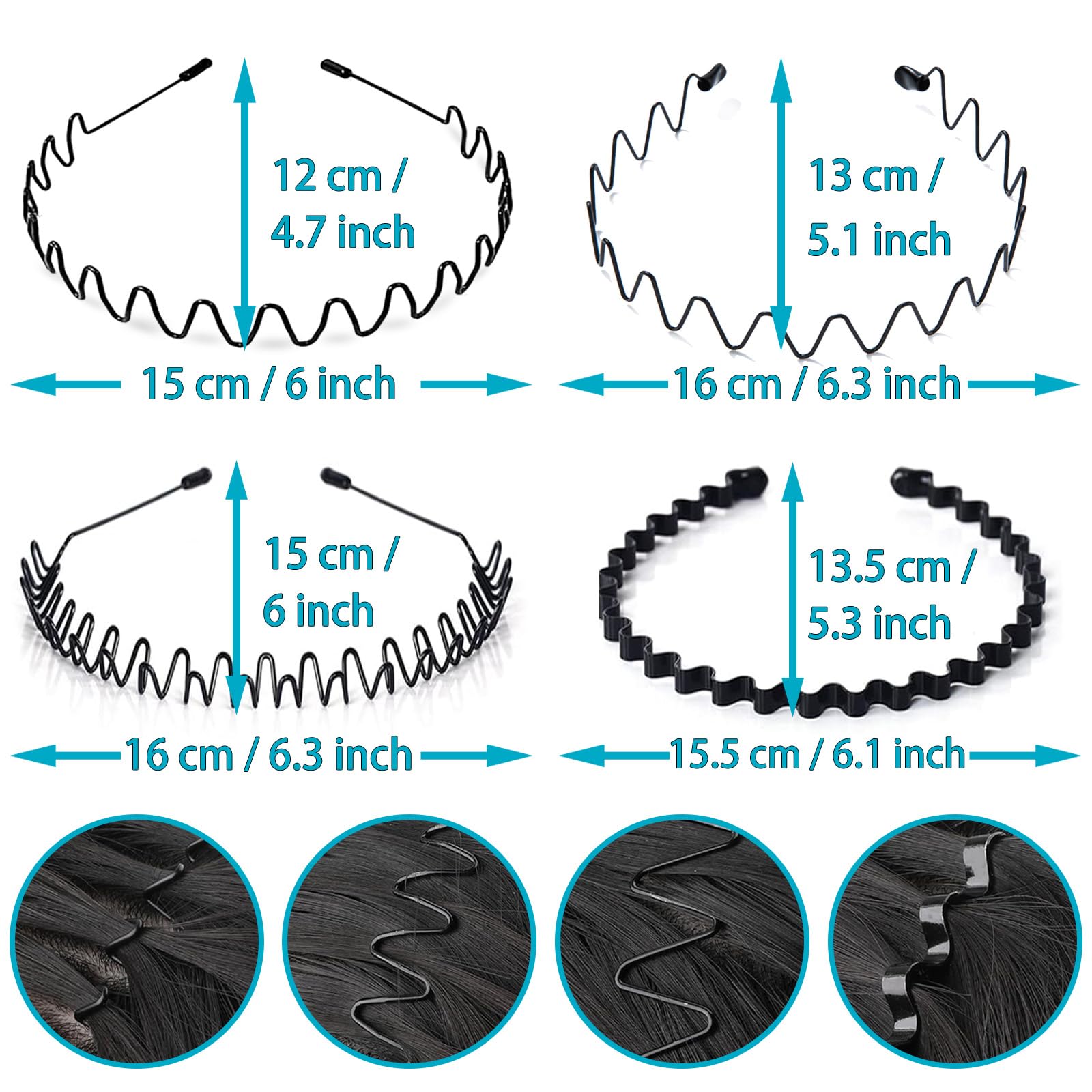 KELUBATU side profile of headband demonstrating springy flexible shape and fit