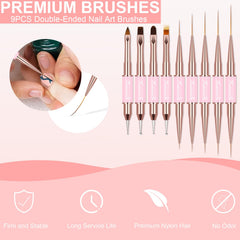 KEMEISI double-ended pens display illustrating two tool functions per brush
