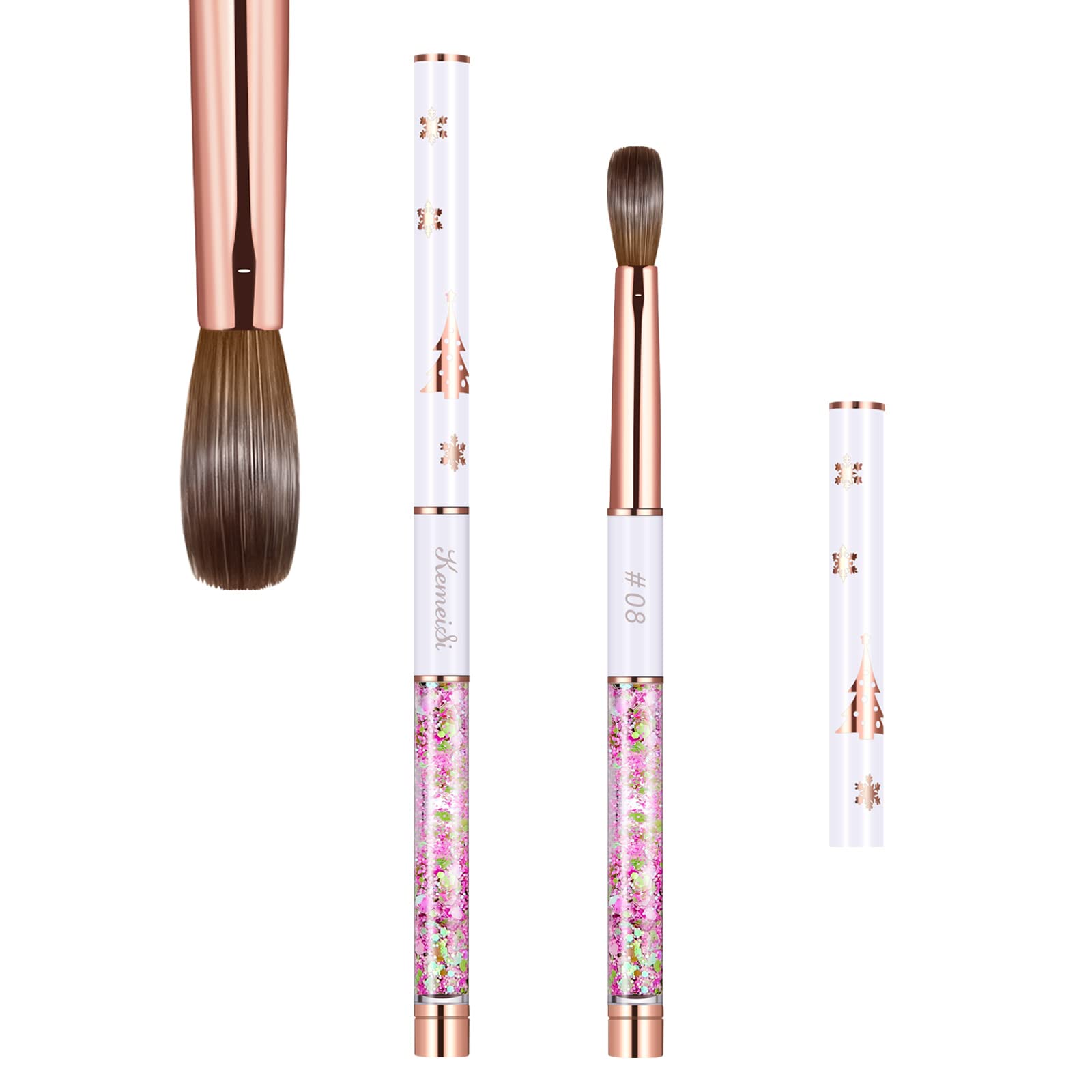 KEMEISI brush front packaging showing Size 8 and professional quality benefits